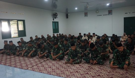 Kodim 0731/Kulon Progo Laksanakan PeringatanMaulid Nabi Muhammad SAW dan Doa Bersama
