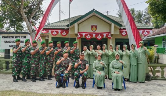 Dandim Kulon Progo Laksanakan Kunjungan di Makoramil Kalibawang