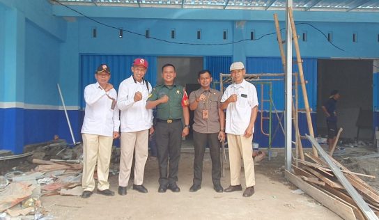 Babinsa Caturharjo Kodim 0729/Bantul Monitoring Kesiapan Pembangunan Dapur Makan Siang Bergizi (MBG) di SPPG Pandak 3