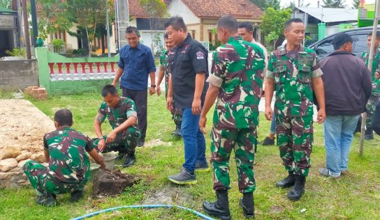 Dandim 0729/Bantul Letakkan Batu Pertama Mushola “Wahyu”, Simbol Kemanunggalan TNI dan Rakyat