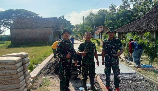 Karya Bakti Lanud Adisutjipto Wujudkan Jalan Impian Warga Sampangan, Sambut HUT TNI ke-80 Baturetno,