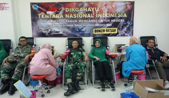Kodim 0731/Kulon Progo Selenggarakan Donor Darah dan Pengobatan GratisMemperingati HUT Ke-80 TNI Tahun 2025