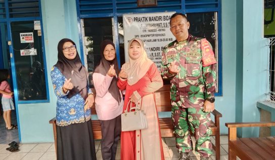 Babinsa Palbapang Hadiri Bakti Sosial Pelayanan KB, Dukung Program Keluarga Sehat dan Sejahtera