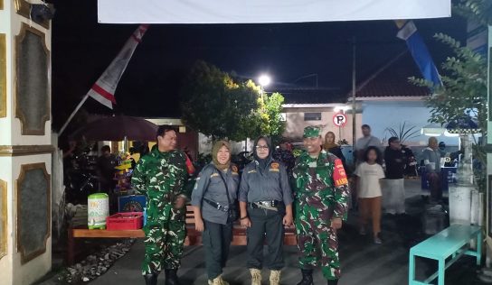 Anggota Kodim 0729/Bantul Laksanakan Patroli dan Pengamanan Festival Kebudayaan di Kalurahan Tirtonirmolo