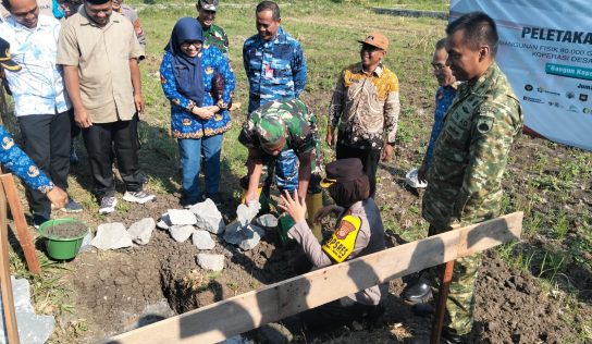 Babinter Lanud Adisutjipto Laporkan Dukungan dalam Groundbreaking Koperasi Merah Putih di Bantul