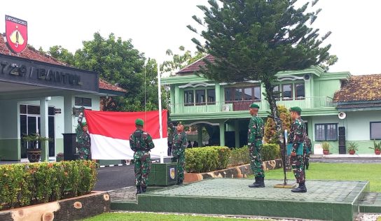 Kasdim 0729/Bantul Pimpin Upacara Peringatan Hari Sumpah Pemuda ke-97 Tahun 2025