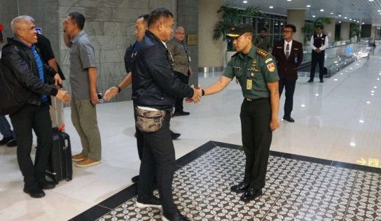 Penyambutan Kedatangan Bapak Kasad di Bandara YIA Kulon Progo