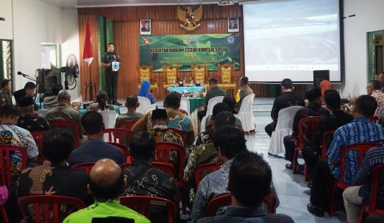 Tim Sintelad Laksanakan Binkom Cegah Konflik Sosial di Kodim 0731/Kulon Progo
