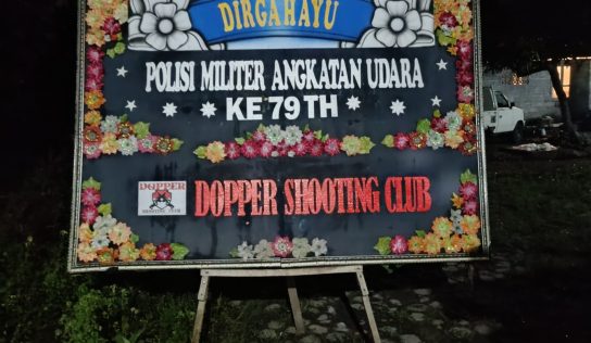 Yusuf Randie, S.H., Ketua Dopper Shooting Club, Bersama Perwakilan Yayasan dan Bidang Rehabilitasi Narkoba, Sampaikan Ucapan Selamat HUT ke-79 Polisi Militer TNI Angkatan Udara