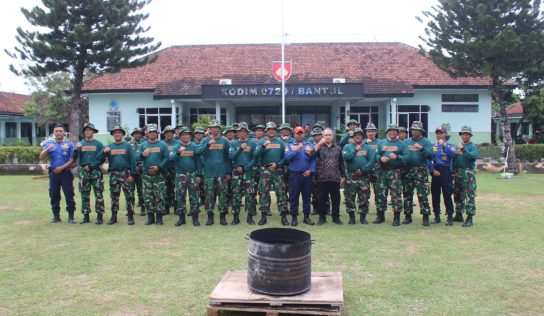 Kodim 0729/Bantul Ikuti Pelatihan Penanggulangan Bencana