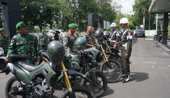 Denpom IV/2 Yka Sosialisasi dan Penertiban Rotator/Strobo dan Sirinedi Satuan Kodim 0731/Kulon Progo