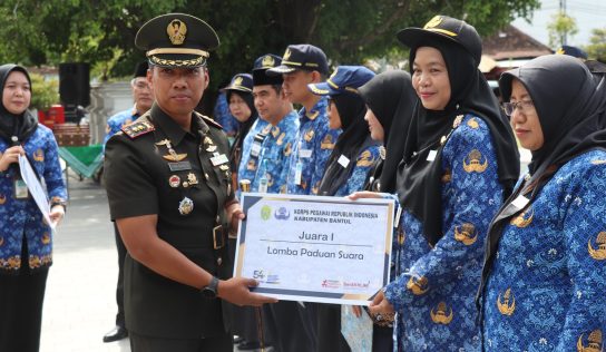 Dandim 0729/Bantul Hadiri dan Dukung Peringatan HUT KORPRI Ke-54 Kabupaten Bantul