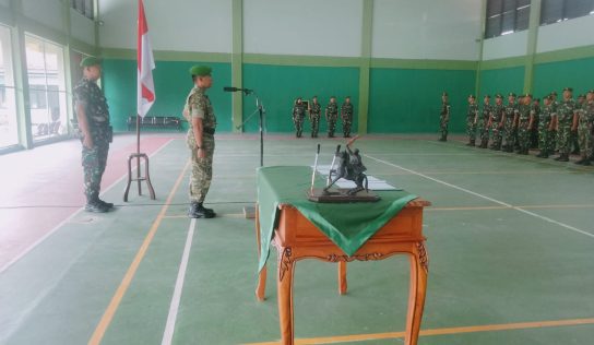 Dandim 0729/Bantul Pimpin Korp Raport Sertijab Personel
