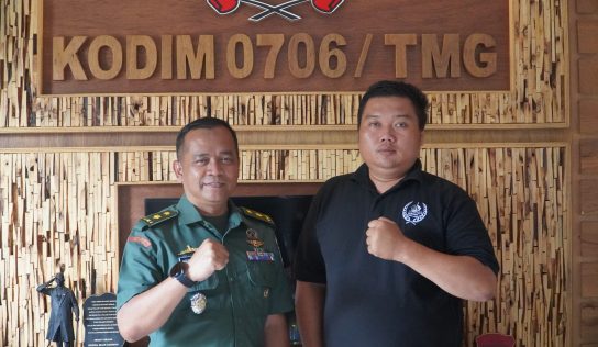 Ketua Dopper Shooting Club dan Tim Advokat Eshar & Rekan Gelar Silaturahmi di Kodim 0706 Temanggung