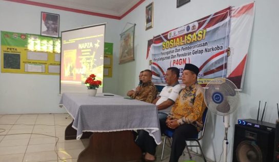 Sasaran Non Fisik, Satgas TMMD Gelar Sosialisasi Bahaya Narkoba