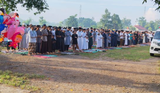 Babinsa Wilayah Kodim 0729/Bantul Laksanakan Pengamanan Sholat Idul Fitri 1447 H