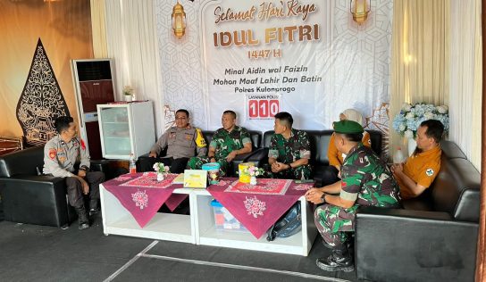 Dandim Kulon Progo Tinjau Pos Pam Idul Fitri Temon