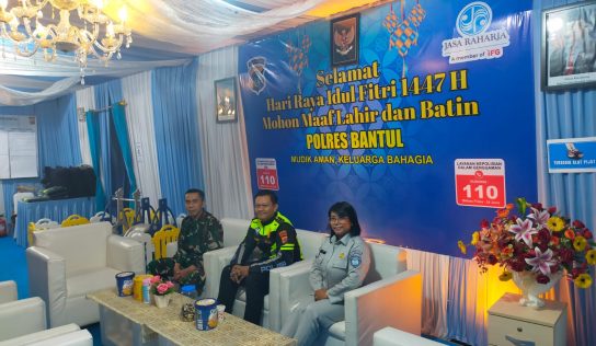 Pengamanan Idul Fitri di Pos Pelayanan Terpadu Druwo Berjalan Tertib dan Lancar