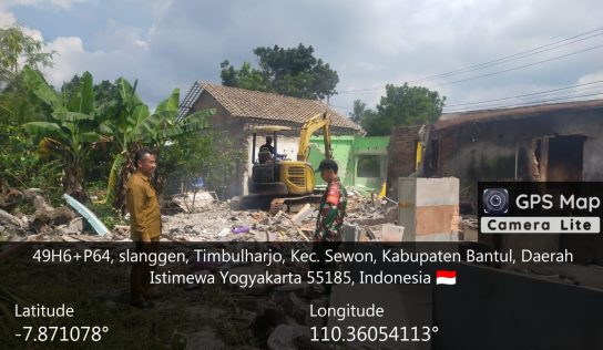 Babinsa Kodim 0729/Bantul Dampingi Penataan Lokasi KDMP di Timbulharjo