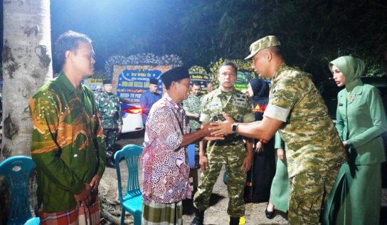Danrem 072/Pamungkas Beserta Ibu Kunjungan Silaturahmi dan Takziahdi Rumah Duka Almarhum Kopda (Anumerta) Farizal Rhomadhon