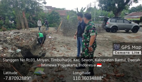 Pembangunan KDKMP Timbulharjo Masuki Tahap Penyetingan Footplate