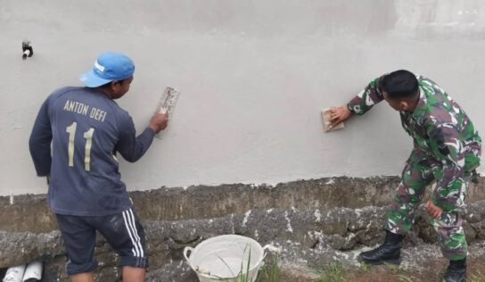 SINERGI TNI DAN WARGA: BABINSA KEDU TURUN TANGAN PERCEPAT PEMBANGUNAN KOPERASI DESA