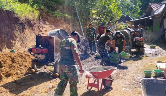 TMMD Sengkuyung Tahap II Kodim 0729/Bantul Mulai Pembangunan Infrastruktur di Muntuk