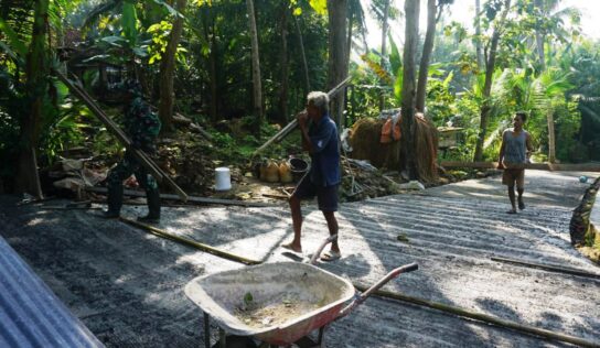Pemasangan Begisting Penting Untuk Pastikan Lebar dan Tebal Cor Jalan