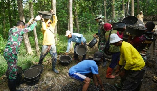 “TMMD SATUKAN LANGKAH – TERIMA KASIH PEMKAB KULON PROGO & KODIM, PEMBANGUNAN NEGERI BERANGKAT DARI DESA”
