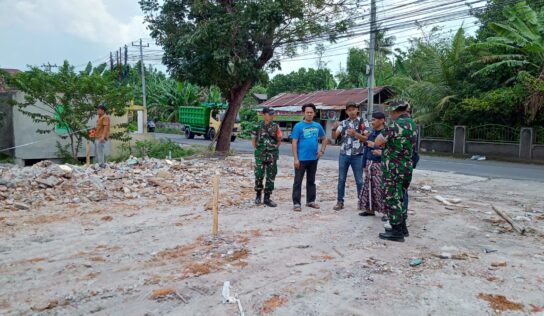 Danramil Sewon Monitoring Pembangunan KDKMP di Timbulharjo