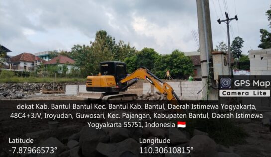 Pembangunan Jembatan di Guwosari Pajangan Terus Dikerjakan