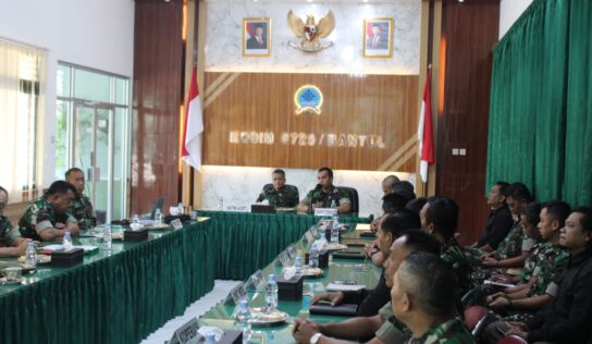 Kodim 0729/Bantul Sambut Kedatangan Tim Audit Kinerja Itdam IV/Diponegoro Periode I TA 2026