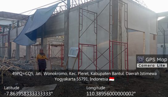 Pengerjaan KDKMP Wonokromo Masuki Tahap Perapihan Bangunan
