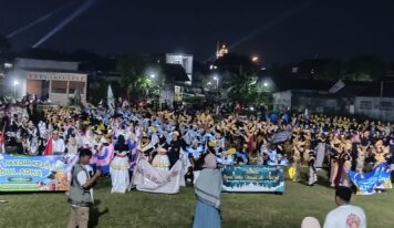Babinsa Bangunjiwo Hadiri dan Amankan Festival Takbiran 2026
