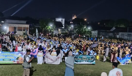 Babinsa Bangunjiwo Hadiri dan Amankan Festival Takbiran 2026