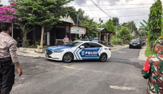 BABINSA WUKIRSARI AMANKAN DAN PANTAU BAKTI SOSIAL KOMUNITAS TRAIL PATRIOT 14 PRIVATE RIDER