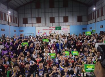 Babinsa Srihardono Hadiri Penutupan Perbasi Bantul Cup 2026