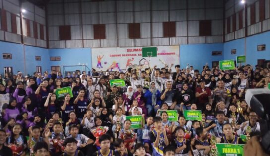 Babinsa Srihardono Hadiri Penutupan Perbasi Bantul Cup 2026