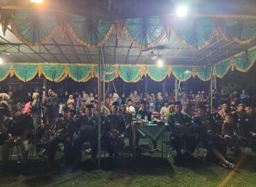 Babinsa Bangunjiwo Pantau Jalannya Festival Takbir Keliling