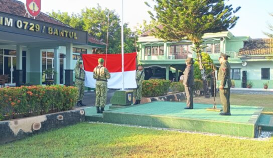 Kodim 0729/Bantul Gelar Upacara Hari Lahir Pancasila 2026