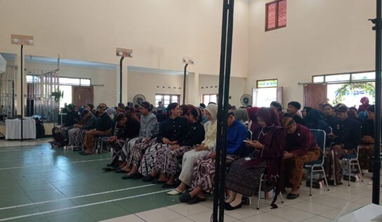 Babinsa Gilangharjo Hadiri Penyerahan Kembali Siswa SMP N 4 Pandak