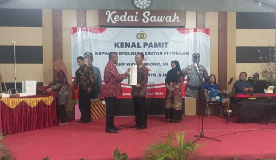 Danramil 08/Piyungan Hadiri Acara Kenal Pamit Kapolsek Piyungan