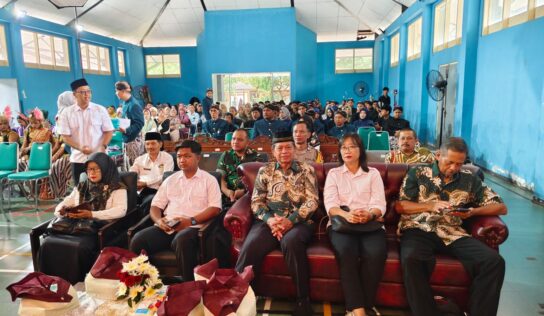 Babinsa Ngestiharjo Hadiri Penyerahan Kembali Siswa Kelas IX SMP PGRI Kasihan
