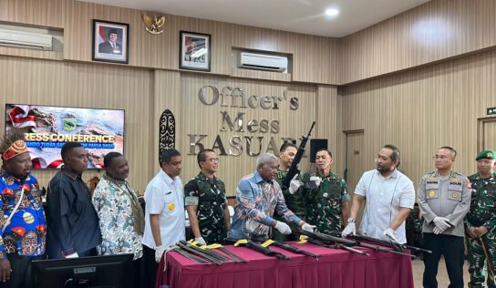 Yonif 410/Alugoro berhasil merebut hati 37 OPM kembali ke NKRI‎‎