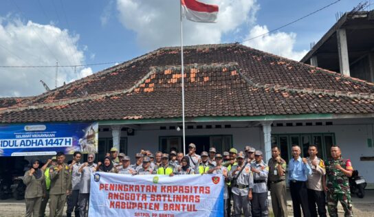 Babinsa Argorejo Hadiri Peningkatan Kapasitas Linmas Kalurahan