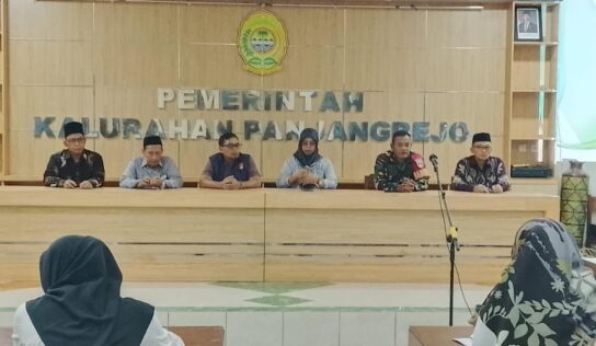 Babinsa Panjangrejo Hadiri Pelantikan Petugas Pemutakhiran Data Pemilih, Dukung Sukses Pilurkal