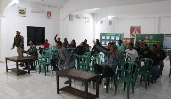 Kodim 0729/Bantul Gelar Nobar Perempat Final Piala Dunia 2026 Prancis vs Maroko