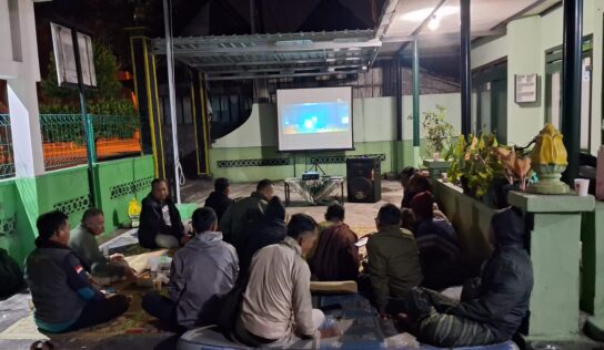 Satu Layar, Satu Semangat: Koramil Jajaran Kodim 0729/Bantul Nobar Semifinal Piala Dunia 2026
