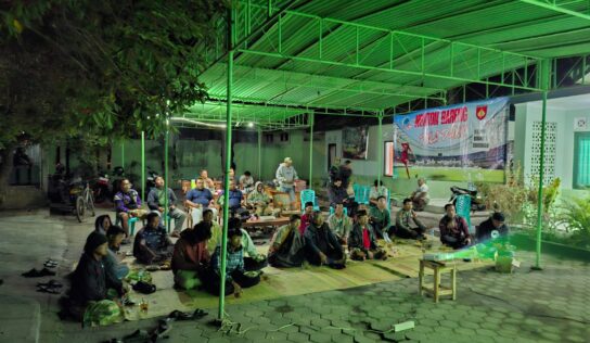 Semangat Kebersamaan Warnai Nobar Final Piala Dunia 2026 Spanyol vs Argentina di Koramil Jajaran Kodim 0729/Bantul